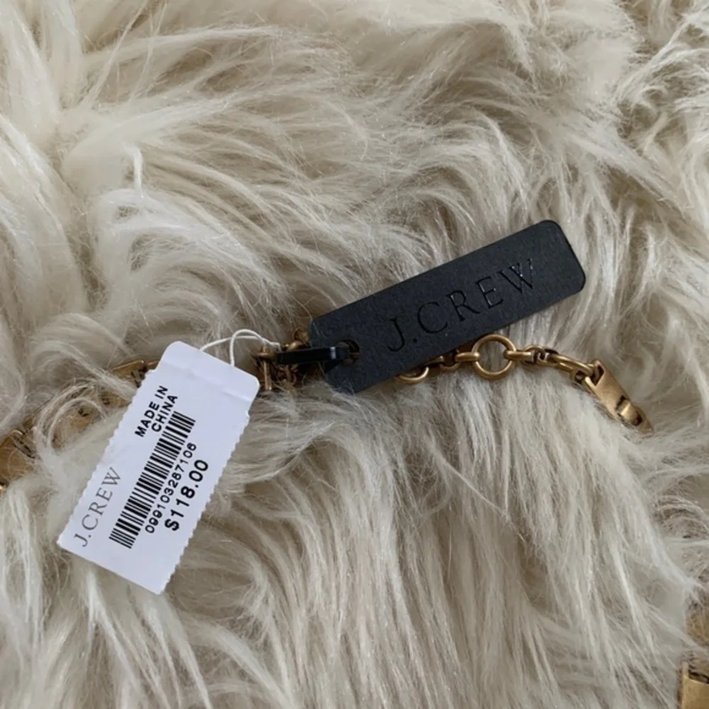 J. Crew bronze‎ costume jewelry choker necklace